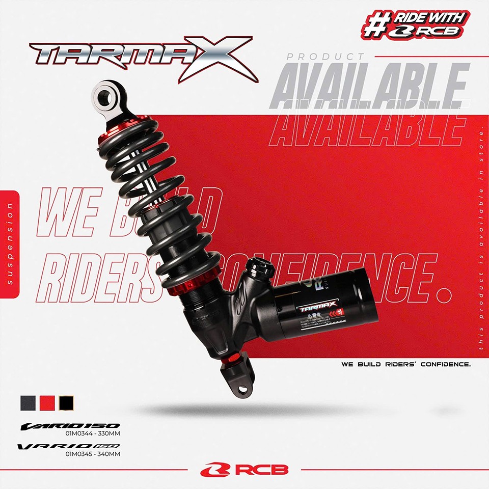 Phuộc sau RCB Tarmax cho xe Vario/Click 125-150-160