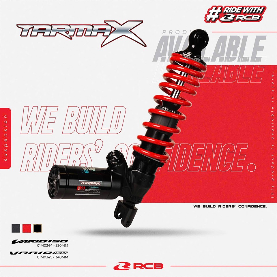 Phuộc sau RCB Tarmax cho xe Vario/Click 125-150-160