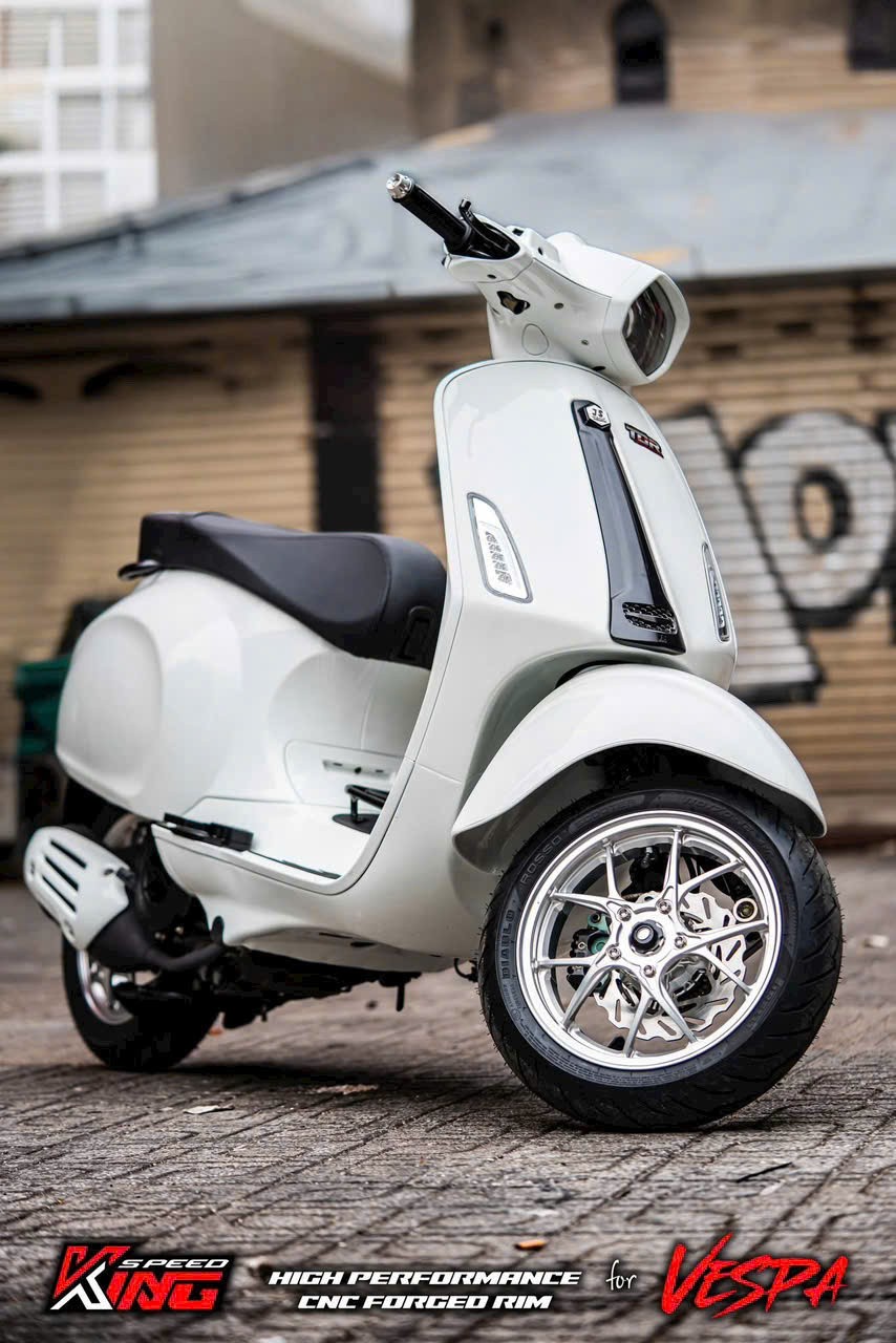 Mâm CNC KingSpeed Vespa Sprint/Primavera mẫu V3