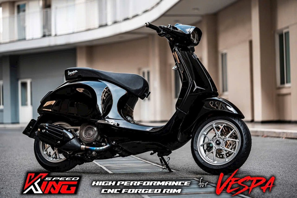 Mâm CNC KingSpeed Vespa Sprint/Primavera mẫu V3
