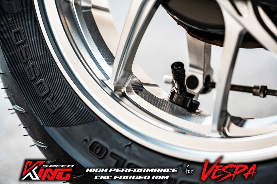 Mâm CNC KingSpeed Vespa Sprint/Primavera mẫu V3