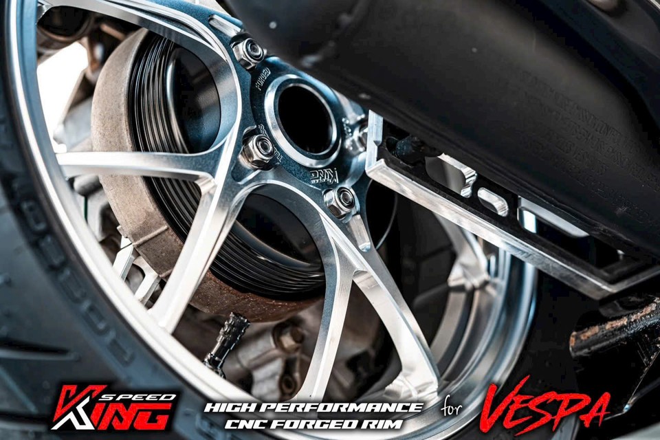 Mâm CNC KingSpeed Vespa Sprint/Primavera mẫu V3