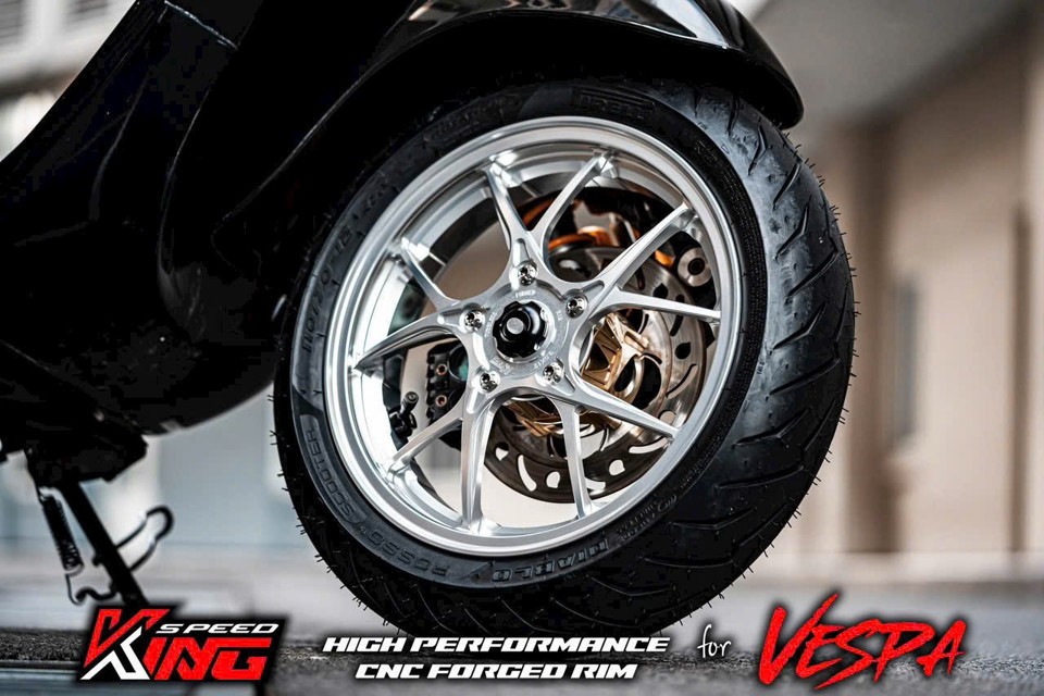 Mâm CNC KingSpeed Vespa Sprint/Primavera mẫu V3