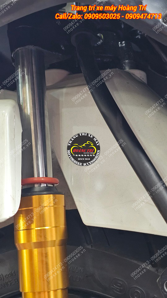 Phuộc trước Kingham độ cho xe máy điện Vero X