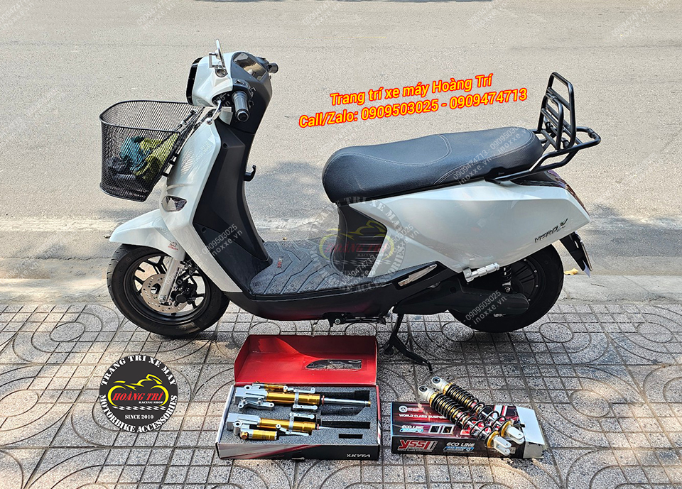 Phuộc trước Kingham độ cho xe máy điện Vero X