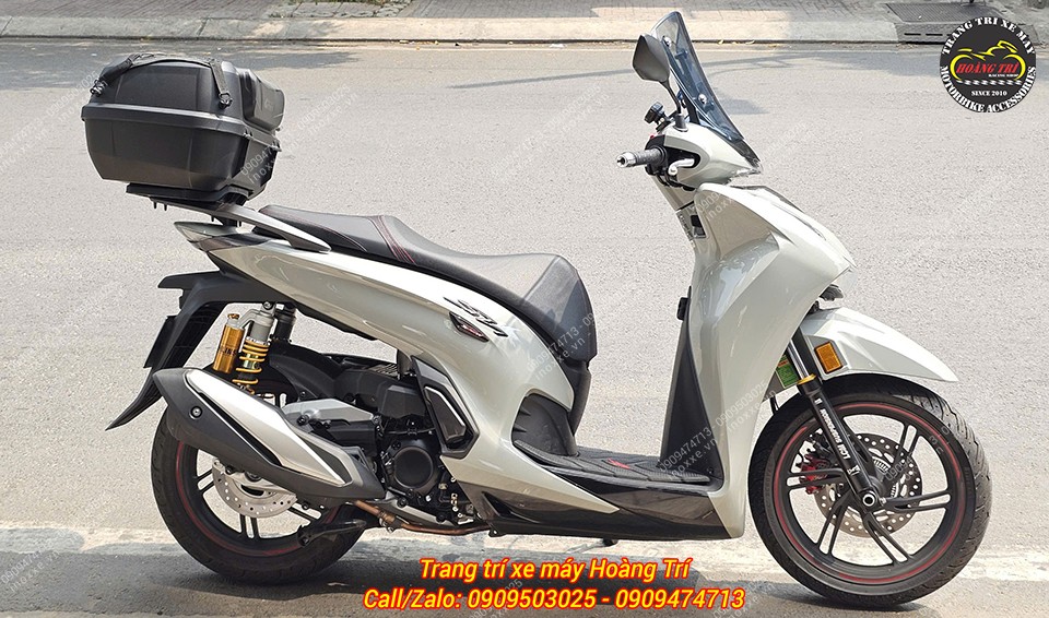 Full set pô 4 Road cho xe SH300/Sh350 chính hãng Leovince