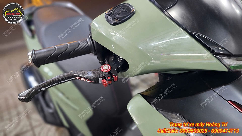 Tay thắng CRG Carbon dành cho xe Sh