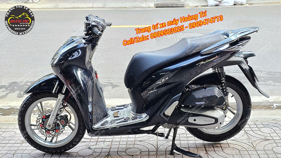 Combo dàn chân SH VN - Heo Brembo, đĩa kiểu, dây dầu