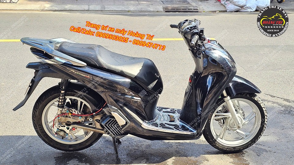 Combo dàn chân SH VN - Heo Brembo, đĩa kiểu, dây dầu