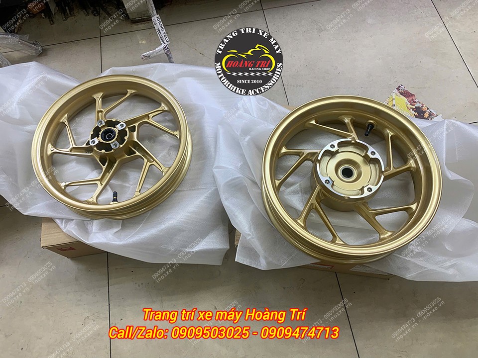 Trọn bộ mâm và đĩa phanh Click 160 ABS chính hãng Honda Thái Lan