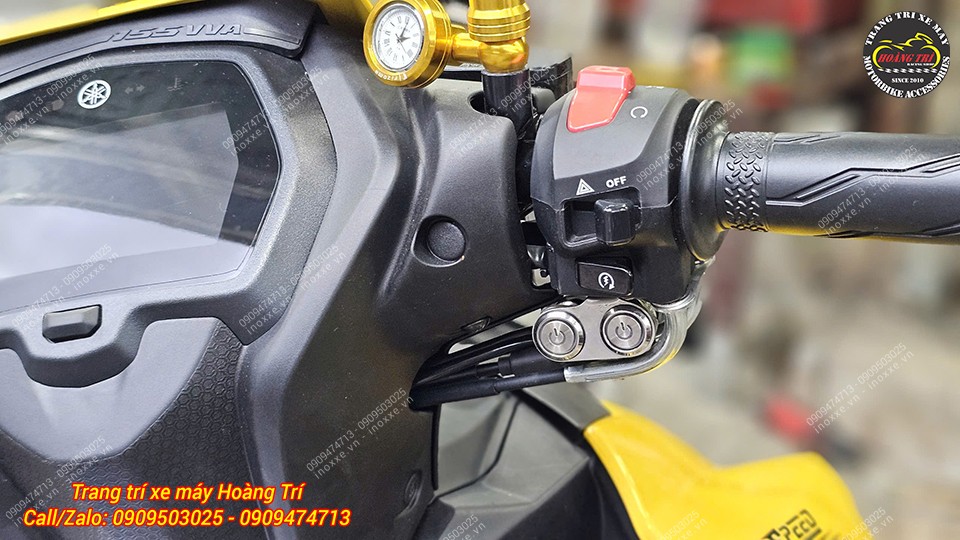 Cụm đèn Cos bi cầu Exciter 155 - Shark Power