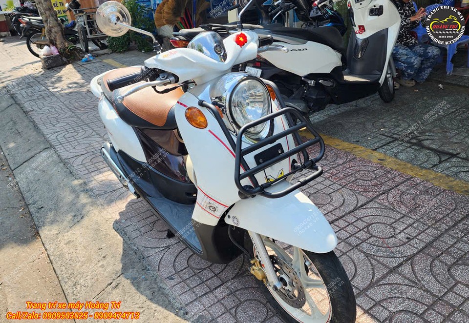 Baga trước kiểu Vespa độ cho xe Classico