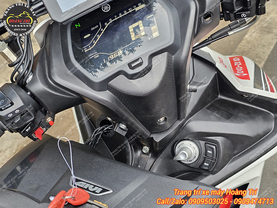Ổ khoá Smartkey nâng cấp cho xe Exciter 155 phiên bản chìa khoá cơ