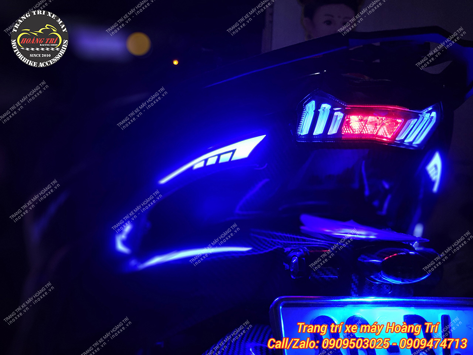 Cụm đèn hậu Led Audi NVX 2021-2023 tích hợp xi nhan Shark Power