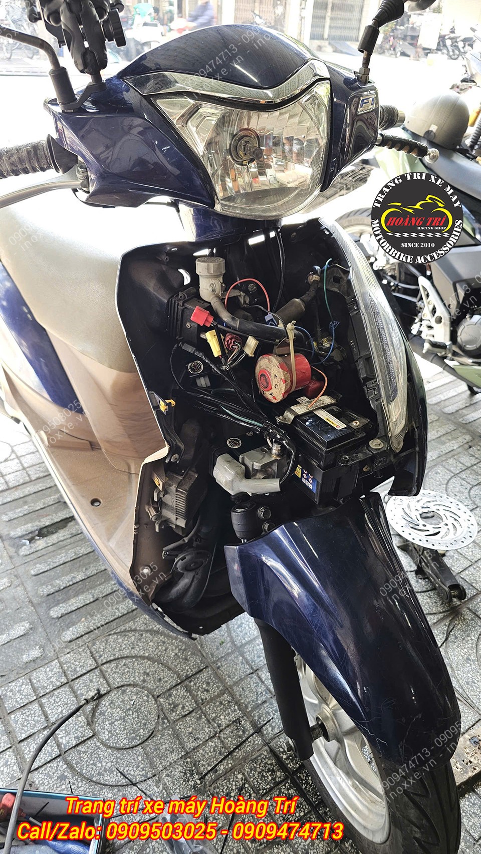 Độ phanh ABS cho xe Lead