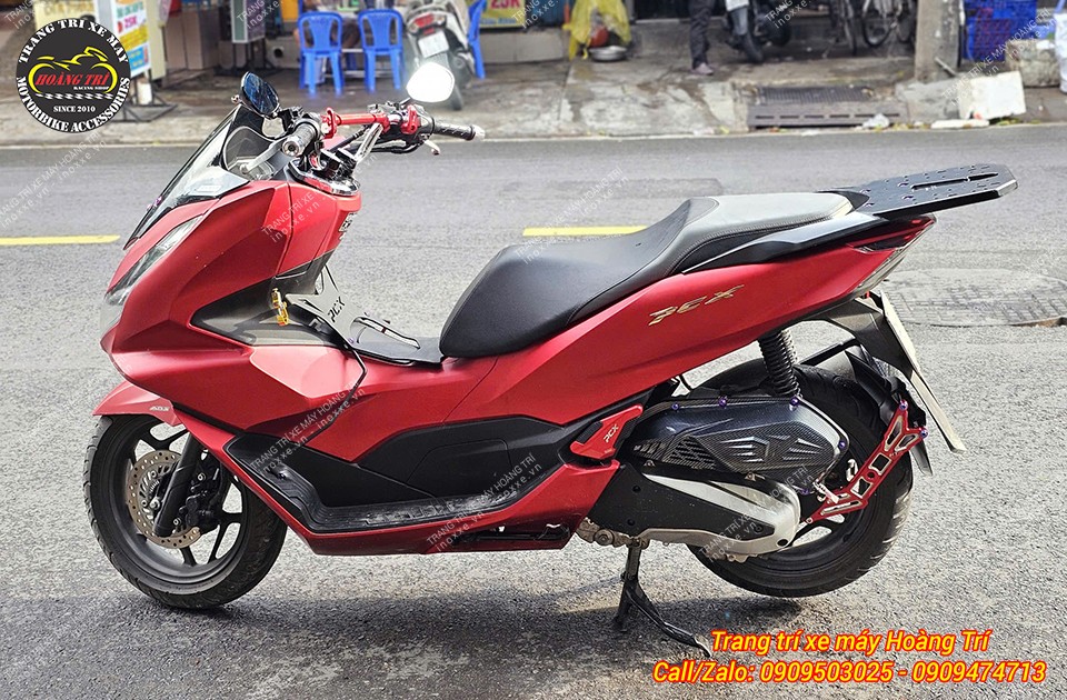 Gác chân sau Fux nhôm cnc dành cho PCX 160