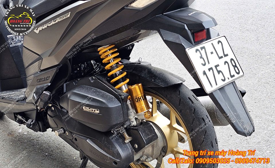 Phuộc Ohlins cho xe Vario, Vision, SH Mode, Lead HO110032 hàng chính hãng Thái Lan