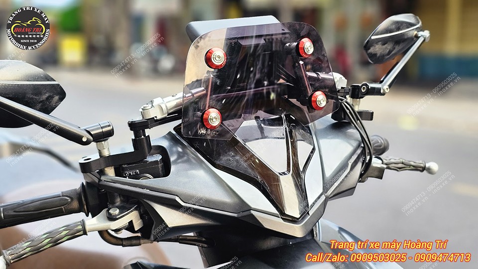 Kính chắn gió HTR SCPY lắp cho xe Airblade