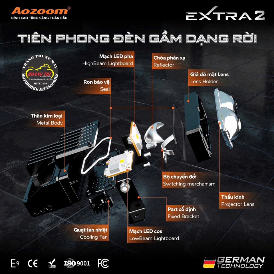 Đèn trợ sáng Aozoom Extra 2