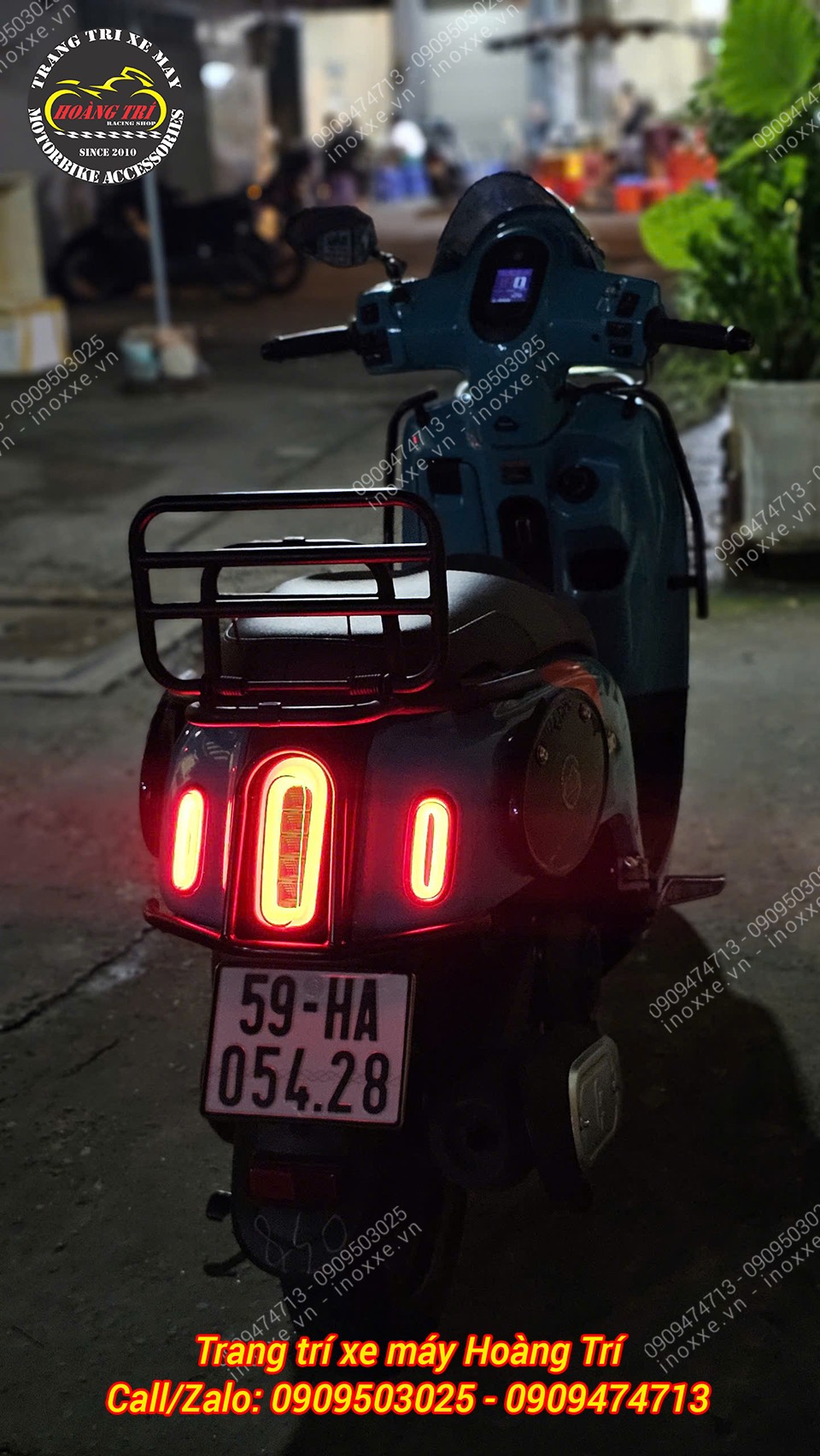 Bộ đèn xi nhan Led Audi JPA cho xe Fazzio 125