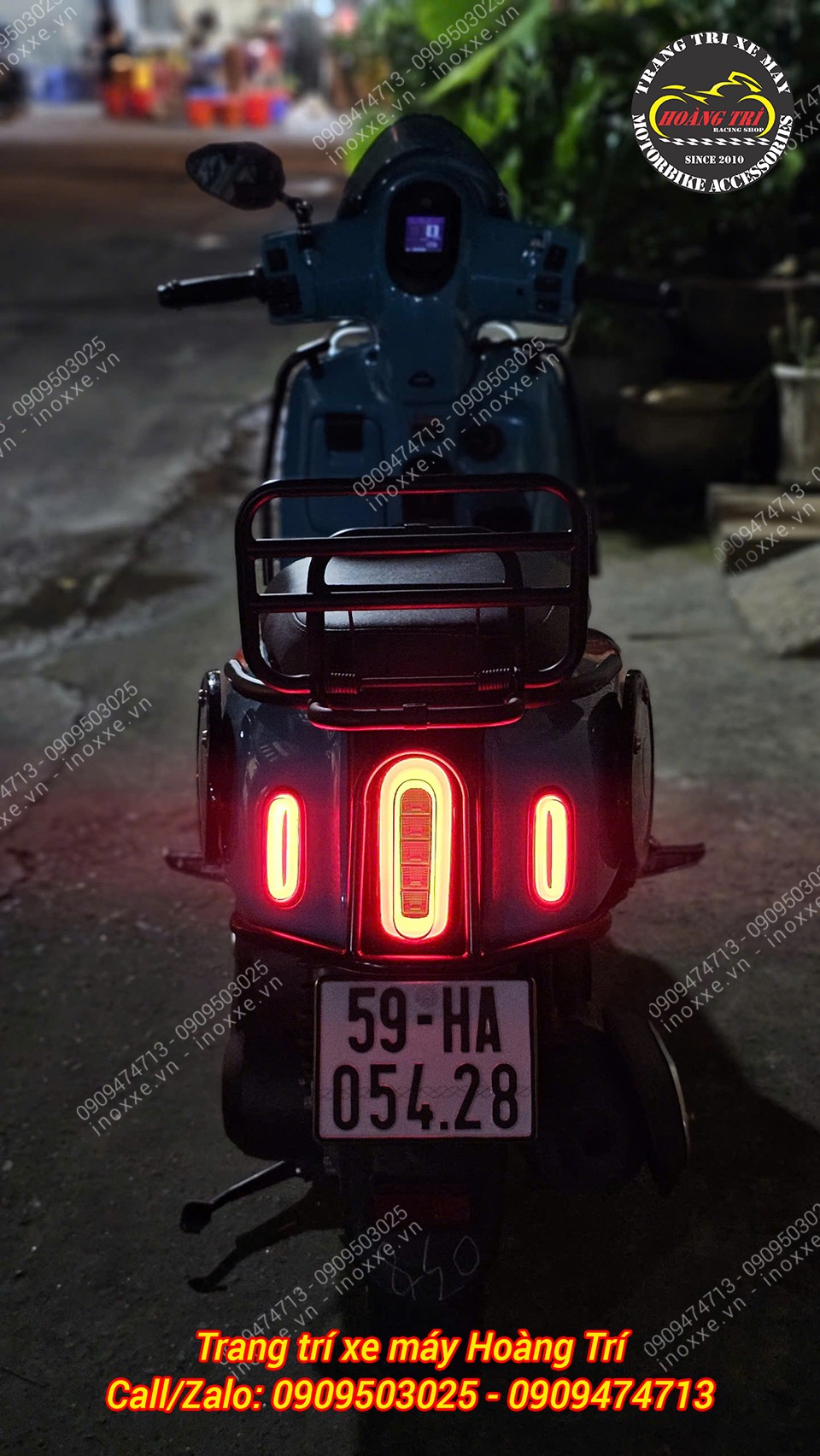 Bộ đèn xi nhan Led Audi JPA cho xe Fazzio 125