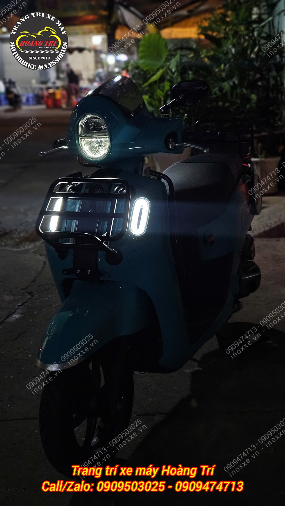 Bộ đèn xi nhan Led Audi JPA cho xe Fazzio 125