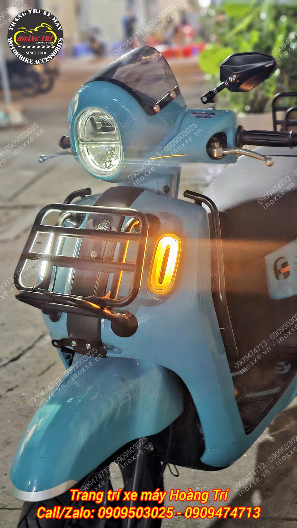 Bộ đèn xi nhan Led Audi JPA cho xe Fazzio 125
