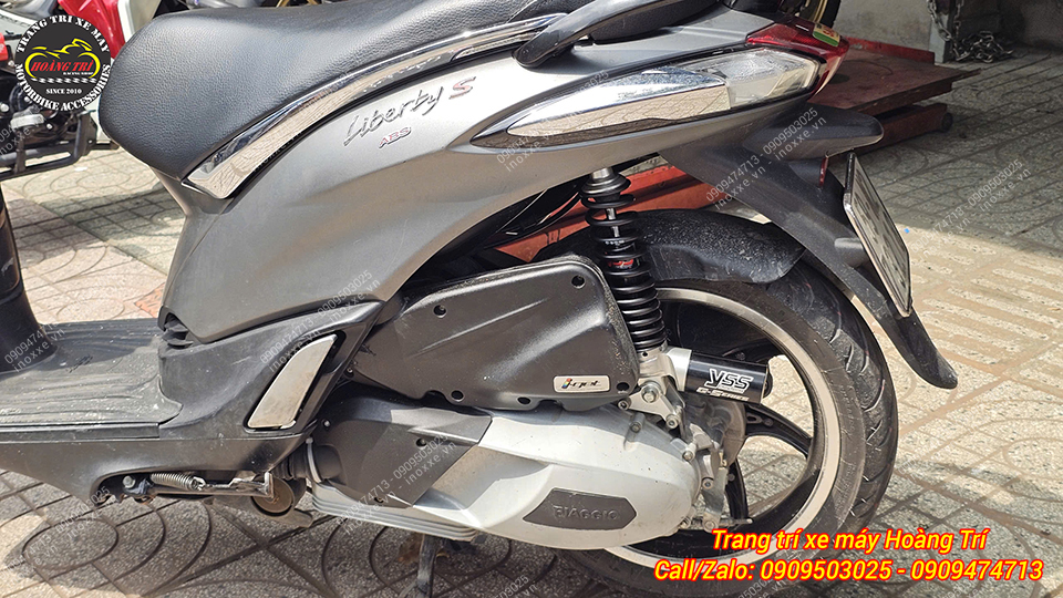 Phuộc bình dầu YSS G-series cho xe Piaggio Liberty/Vespa LX/Vespa X