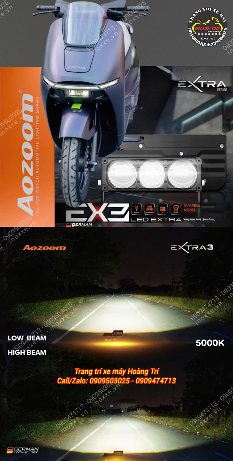 Đèn trợ sáng Aozoom Extra 3