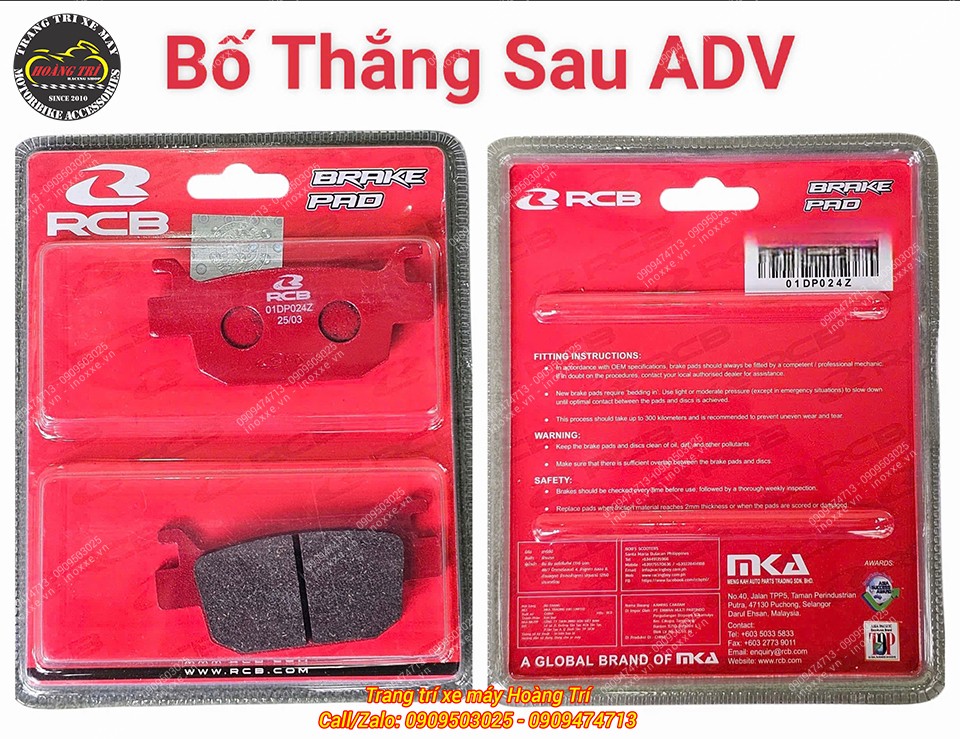 Bố thắng cho xe ADV 150/160, SH
