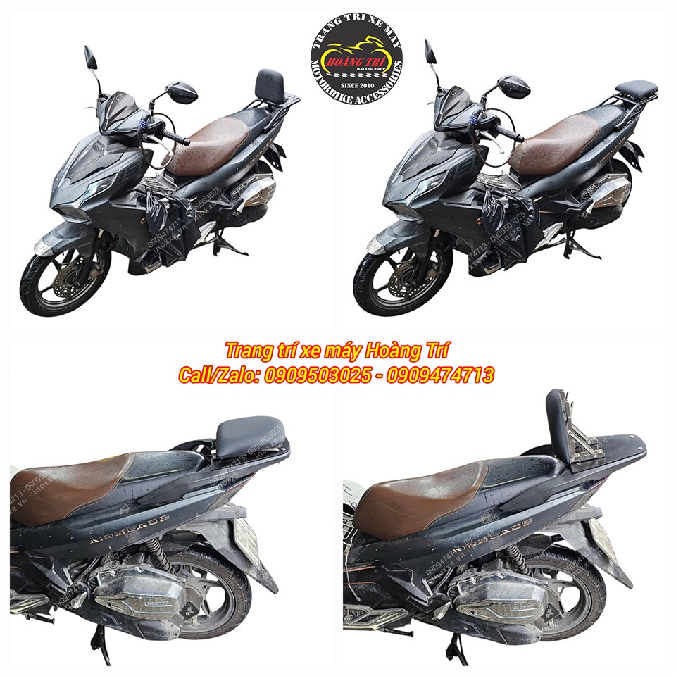 Baga sau tựa lưng Airblade bật/gấp 2 chiều