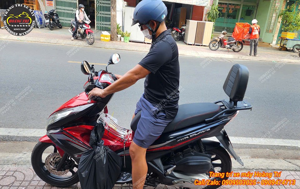 Baga sau tựa lưng Airblade bật/gấp 2 chiều
