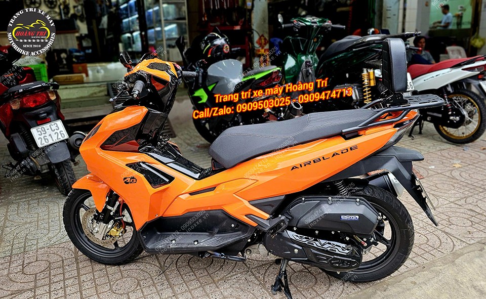 Baga sau tựa lưng Airblade bật/gấp 2 chiều