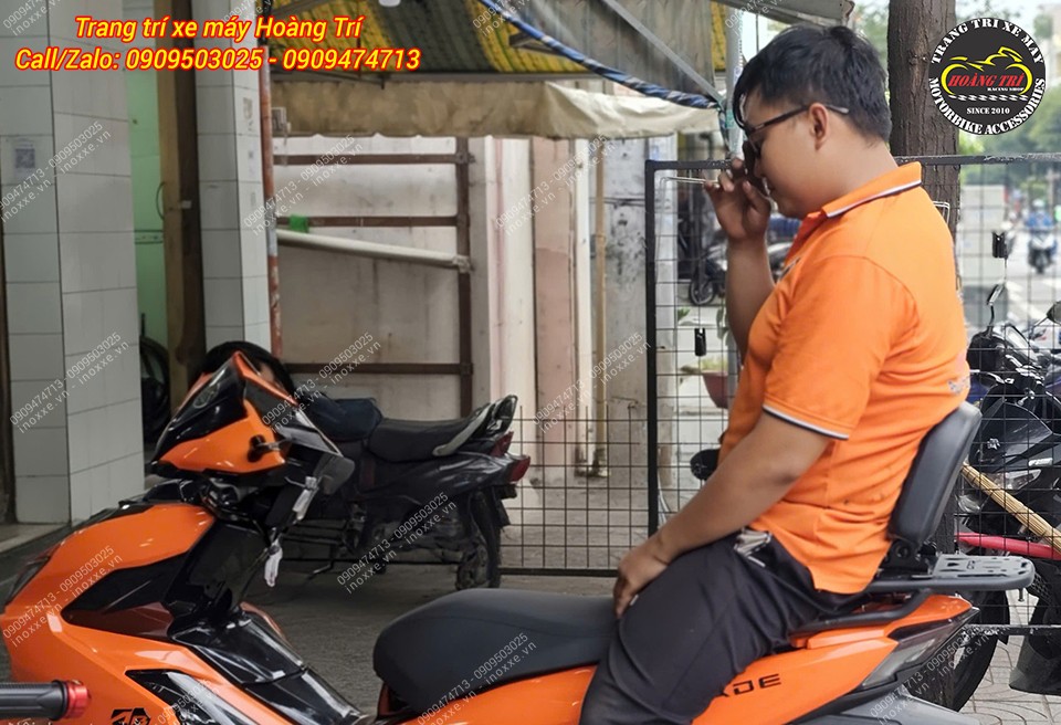 Baga sau tựa lưng Airblade bật/gấp 2 chiều