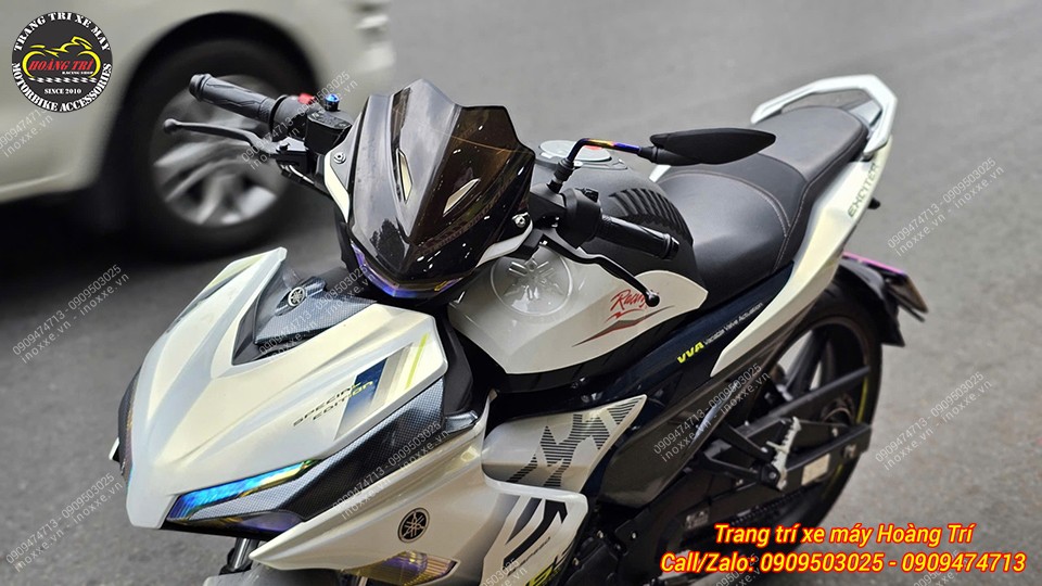 Thùng đựng đồ cho Exciter 150 kiểu bình xăng Moto