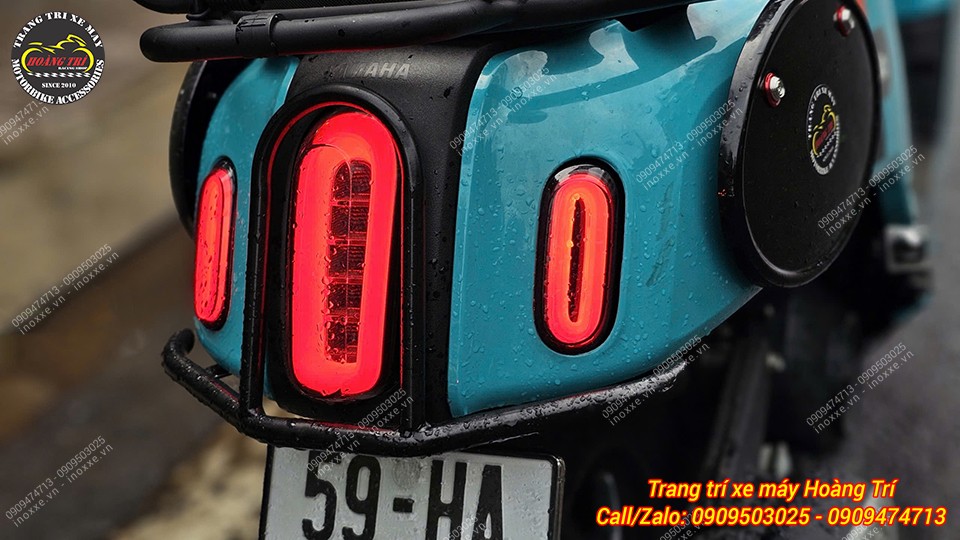 Bộ đèn xi nhan Led Audi JPA cho xe Fazzio 125