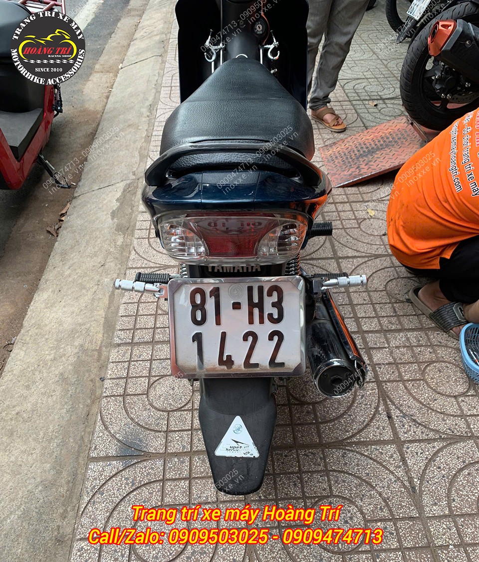 Gác chân phụ xe Yamaha Jupiter/Sirius