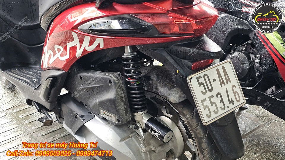 Phuộc bình dầu YSS G-series cho xe Piaggio Liberty/Vespa LX/Vespa X