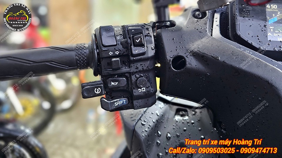 Lắp đèn trợ sáng cho xe NVX