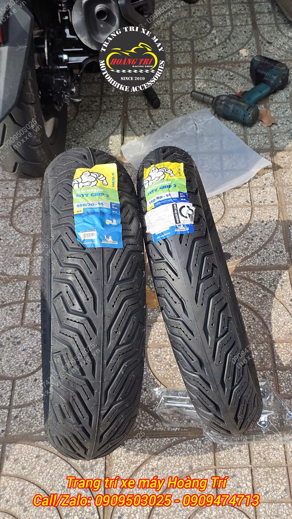 Vỏ lốp Michelin cho xe NVX V3