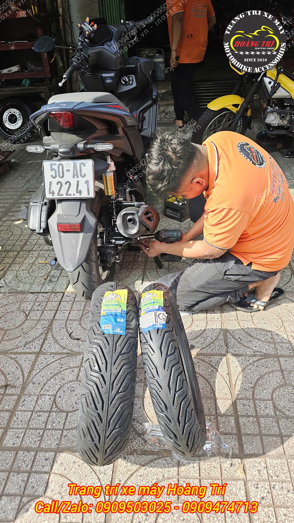 Vỏ lốp Michelin cho xe NVX V3