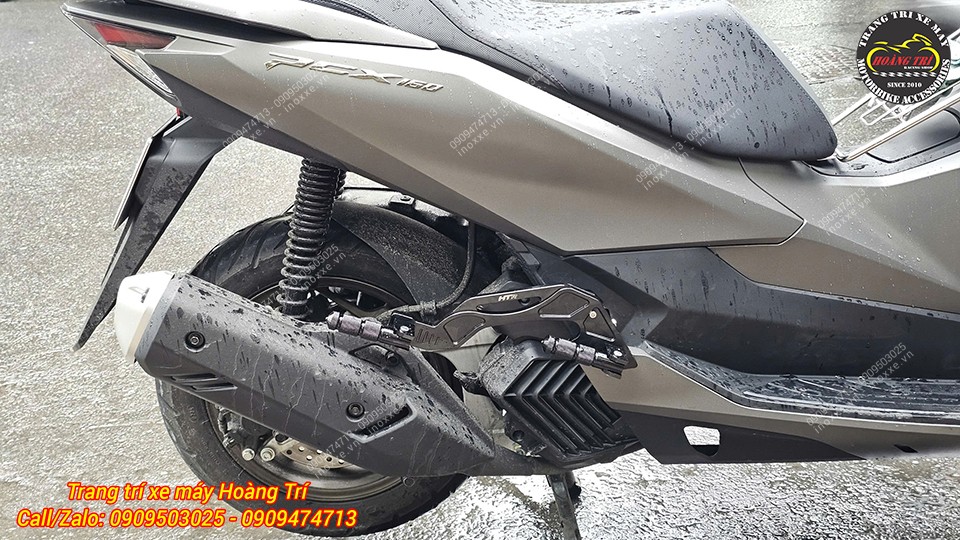 Gác chân phụ HTR nhôm cnc cho xe PCX/ADV