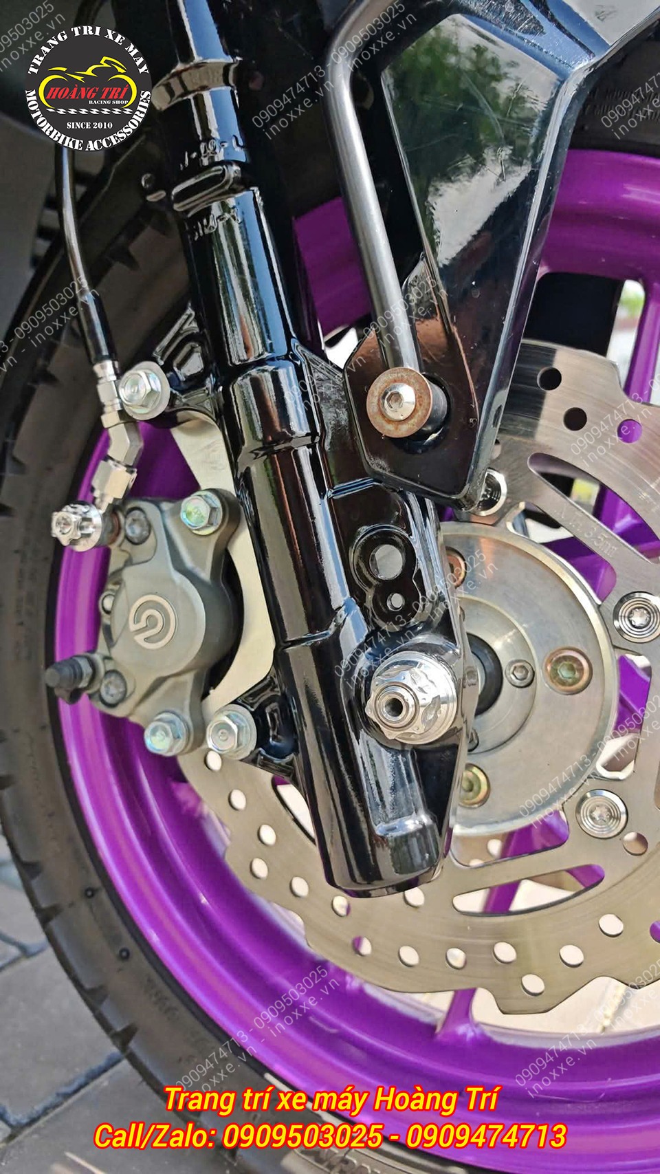 Heo dầu Brembo 2 piston chính hãng