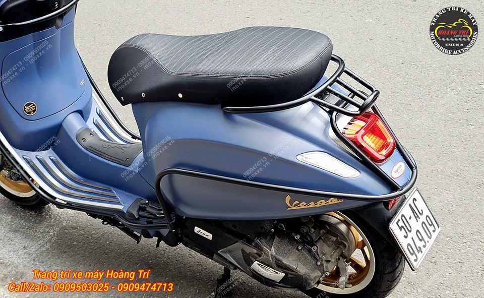 Khung bảo vệ xe Vespa Sprint, Primavera sơn tĩnh điện - Mẫu B2