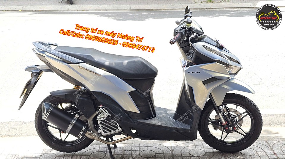 Pô độ Akrapovic đuôi Carbon F1 có tiêu giảm thanh