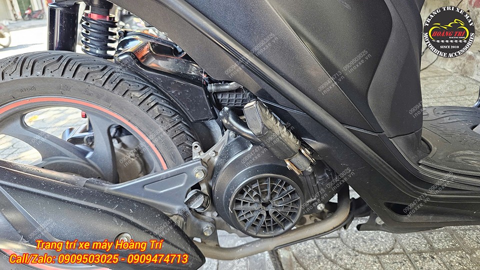 Gác chân phụ HTR nhôm CNC cho xe Honda Vision