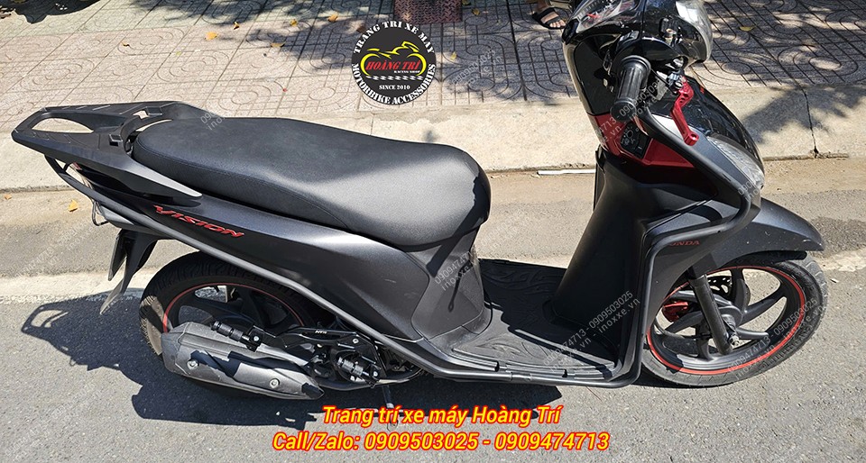 Gác chân phụ HTR nhôm CNC cho xe Honda Vision