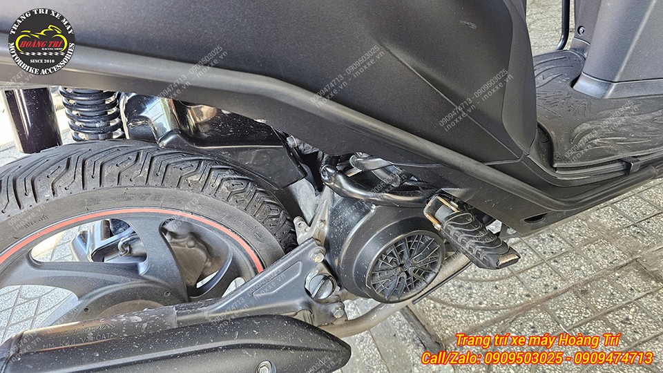 Gác chân phụ HTR nhôm CNC cho xe Honda Vision