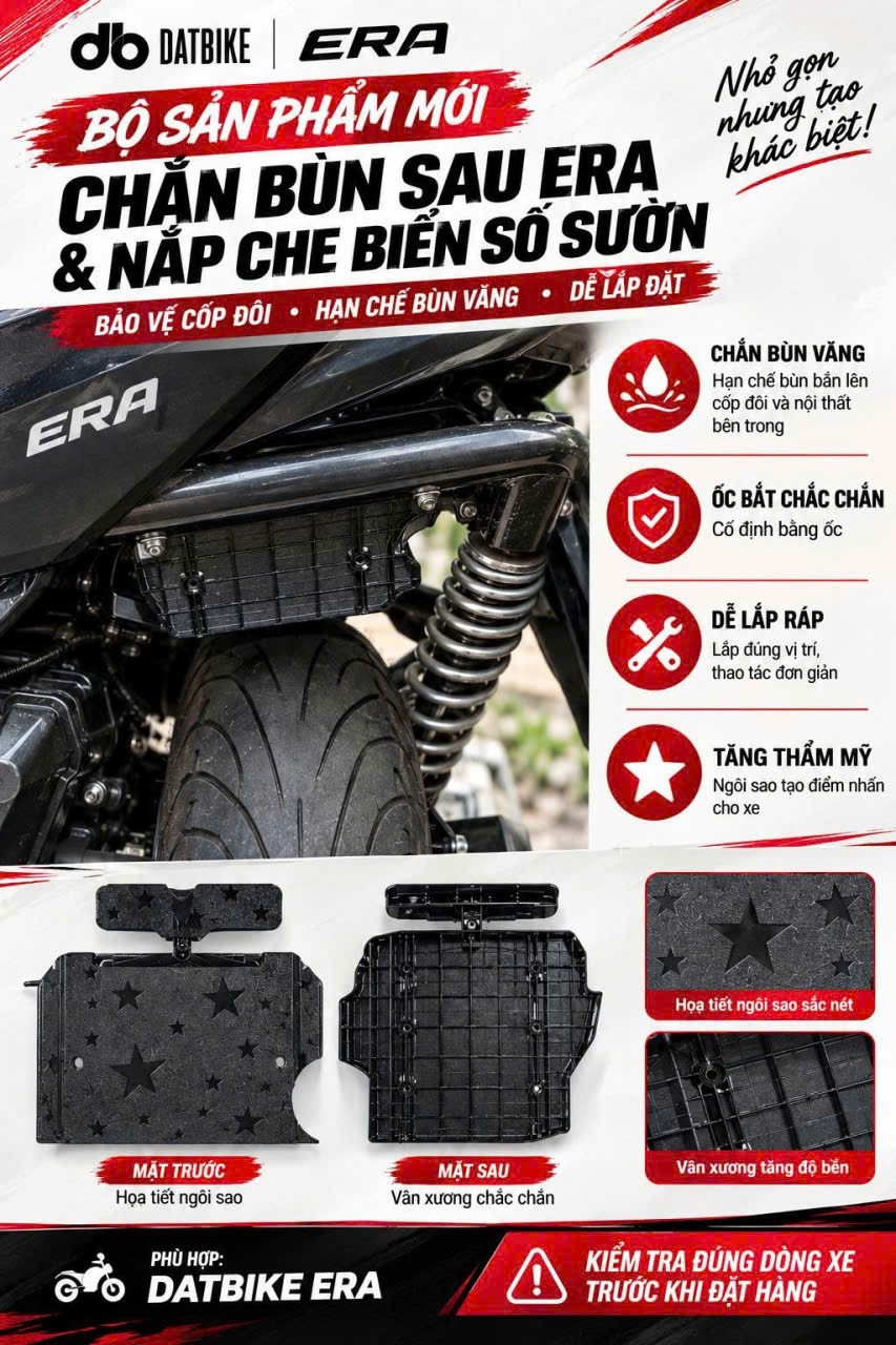 Chắn bùn gầm xe máy điện Dat.Bike ERA