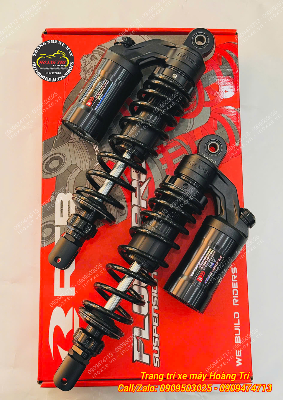 Phuộc bình dầu RCB Flow S/Flow Pro cho xe Airblade